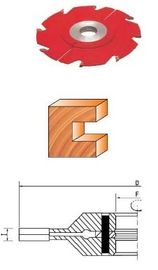 răng đa TCT điều chỉnh rãnh cắt cacbua máy ép để làm sàn gỗ