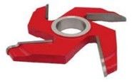 4 Răng bảng đôi mặt TCT đỏ tăng 45 # thép carbon cắt máy ép