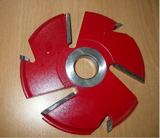máy cắt cacbua máy ép TCT bảng nâng cắt với màu sơn đỏ