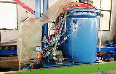 Bay cưa cắt hệ thống PU Máy Sandwich Panel Với 1 máy Set Cao Nhấn PU Foaming