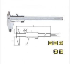 Mở Khối Bốn-cách Inox Caliper Với Metric Cân 0 mm - 150 mm