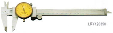 0 mm - 200 mm thép không gỉ Caliper / Quay số Vernier Caliper đúp sốc bằng chứng