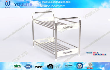Chống rỉ sét Thiết bị lưu trữ thép không gỉ / Kệ góc nhỏ cho chủ phòng tắm