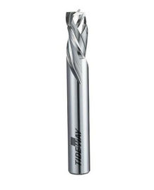 Micro - hạt rắn Carbide 3 Flute nén xoắn ốc Bits Bits Carbide CNC Đối cắt gỗ