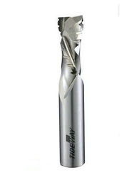 Double - Side Thin Slices Carbide 2 Flute nén xoắn ốc Bit CNC Carbide Bits Với Chipbreaker