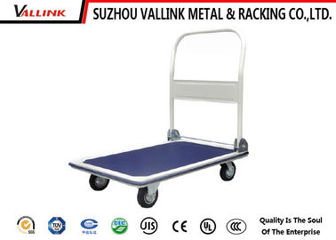 Trọng lượng nhẹ foldaway thép Hand Trolley Với đàn Cao su Dành cho văn phòng
