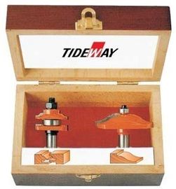 OEM 45 bộ định tuyến thép bit # carbon với màu sơn cho cắt gỗ tự nhiên, MDF, HD