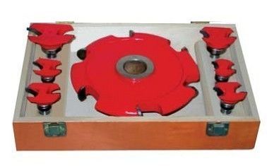 Tuỳ chỉnh bộ định tuyến bit bộ với sơn đỏ để cắt gỗ tự nhiên, MDF, HDF